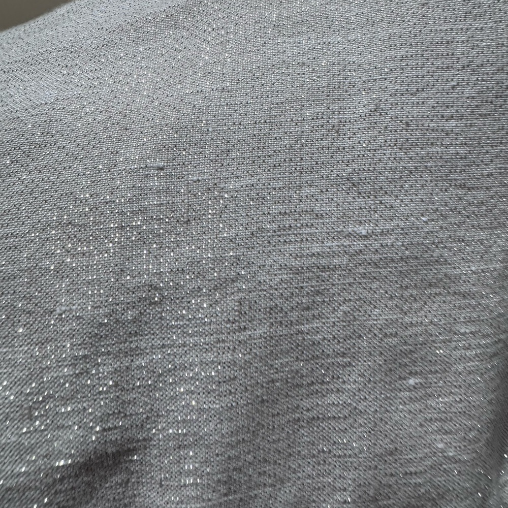 Chico's Cream Notched Collar Button Down Shirt - Picture 4 of 11